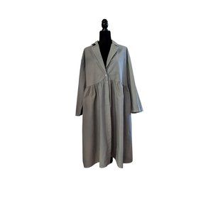 Amici by Baci Oversized Modern Grey Dress Women's Medium